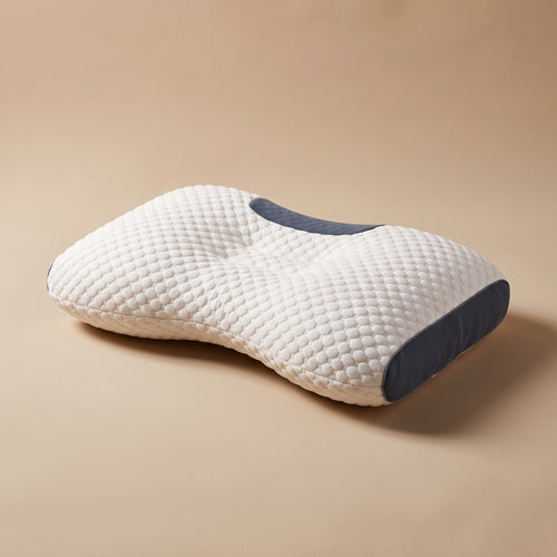 Almohada cervical ergonómica con funda acolchada de panal, vista principal